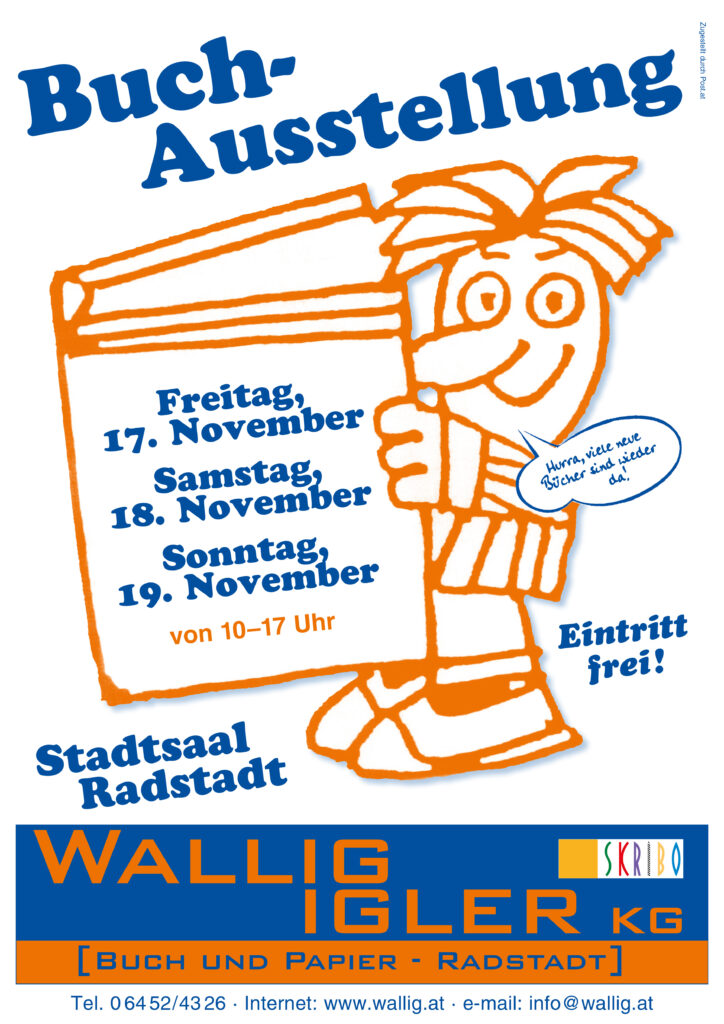 Buchausstellung Postwurf A4 Kontrolle